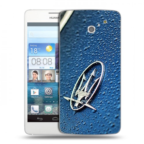 Дизайнерский пластиковый чехол для Huawei Ascend D2 Maserati