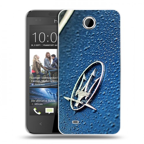 Дизайнерский пластиковый чехол для HTC Desire 300 Maserati