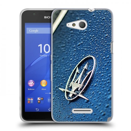 Дизайнерский пластиковый чехол для Sony Xperia E4g Maserati