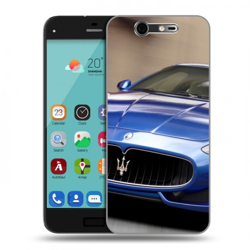 Дизайнерский силиконовый чехол для ZTE Blade S7 Maserati