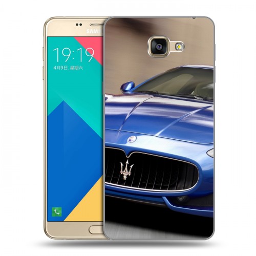 Дизайнерский силиконовый чехол для Samsung Galaxy A9 Maserati