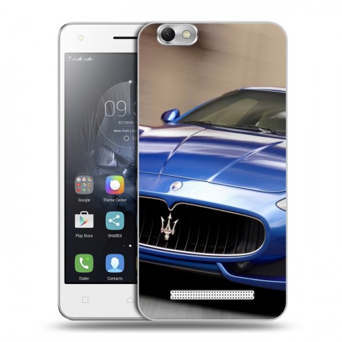 Дизайнерский силиконовый чехол для Lenovo Vibe C Maserati