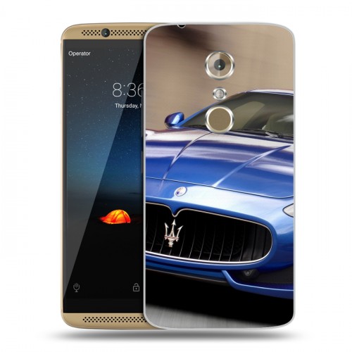 Дизайнерский пластиковый чехол для ZTE Axon 7 Maserati