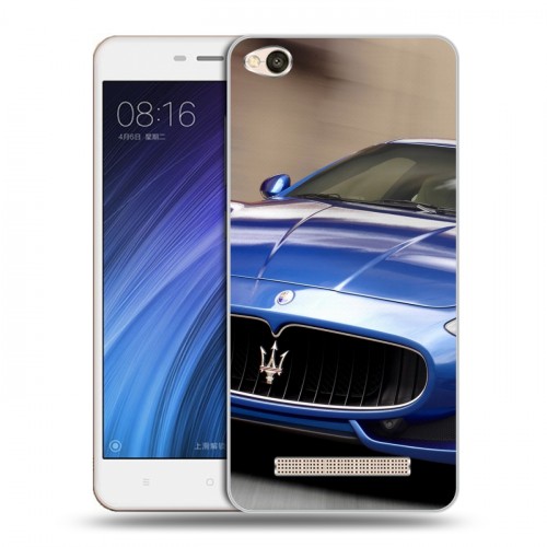 Дизайнерский силиконовый чехол для Xiaomi RedMi 4A Maserati