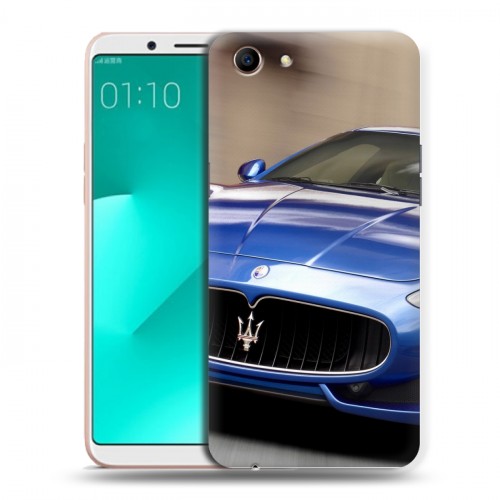 Дизайнерский пластиковый чехол для OPPO A83 Maserati