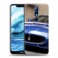 Дизайнерский силиконовый чехол для Nokia 5.1 Plus Maserati