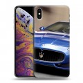 Дизайнерский силиконовый чехол для Iphone Xs Max Maserati