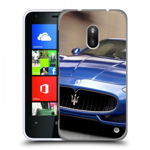 Дизайнерский пластиковый чехол для Nokia Lumia 620 Maserati