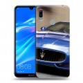 Дизайнерский пластиковый чехол для Huawei Y6 (2019) Maserati