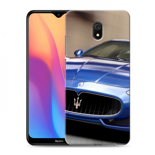 Дизайнерский силиконовый с усиленными углами чехол для Xiaomi RedMi 8A Maserati