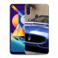 Дизайнерский пластиковый чехол для Samsung Galaxy M11 Maserati