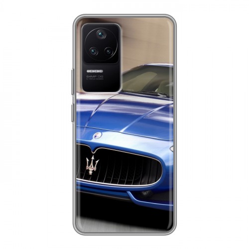 Дизайнерский силиконовый чехол для Xiaomi Poco F4 Maserati