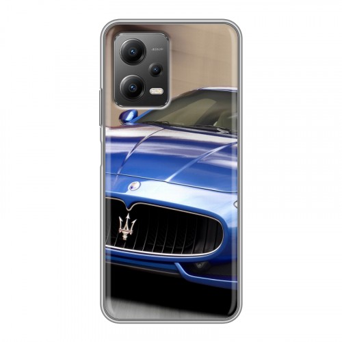 Дизайнерский силиконовый чехол для Xiaomi Poco X5 Maserati