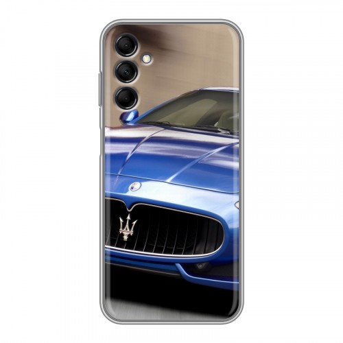 Дизайнерский силиконовый с усиленными углами чехол для Samsung Galaxy M14 5G Maserati
