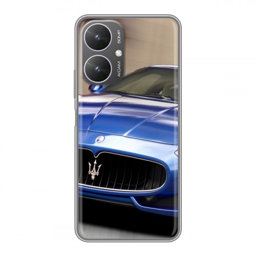 Дизайнерский силиконовый чехол для Xiaomi Poco M6 5G Maserati
