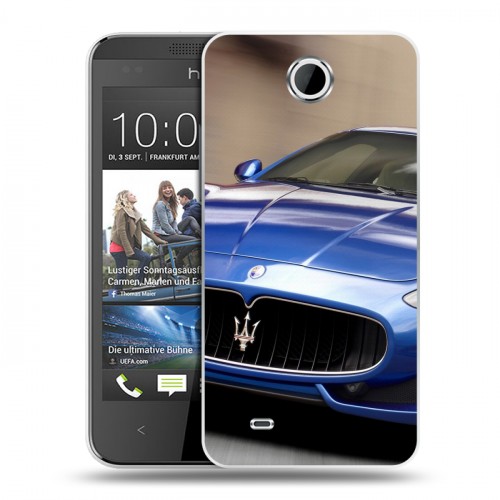 Дизайнерский пластиковый чехол для HTC Desire 300 Maserati