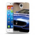 Дизайнерский пластиковый чехол для Lenovo S650 Ideaphone Maserati