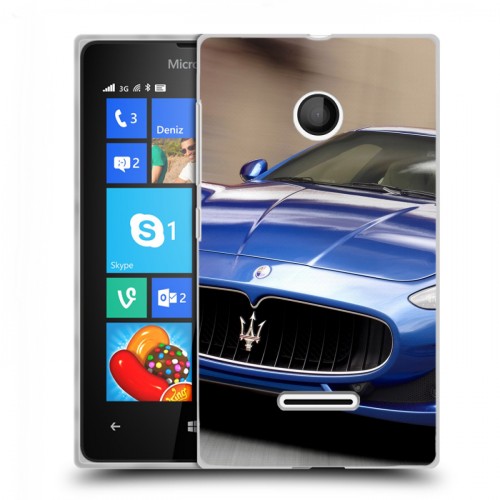 Дизайнерский пластиковый чехол для Microsoft Lumia 435 Maserati