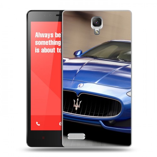 Дизайнерский силиконовый чехол для Xiaomi RedMi Note Maserati