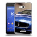 Дизайнерский пластиковый чехол для Sony Xperia E4g Maserati