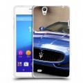 Дизайнерский пластиковый чехол для Sony Xperia C4 Maserati