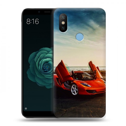 Дизайнерский силиконовый чехол для Xiaomi Mi A2 McLaren