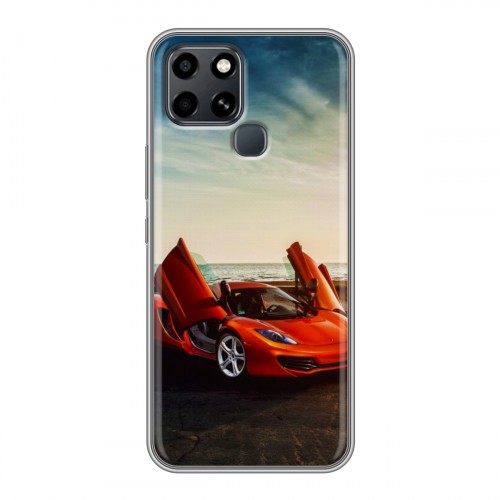 Дизайнерский силиконовый с усиленными углами чехол для Infinix Smart 6 McLaren