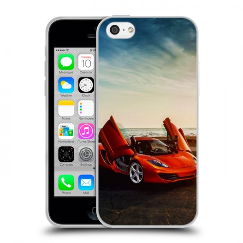 Дизайнерский пластиковый чехол для Iphone 5c McLaren