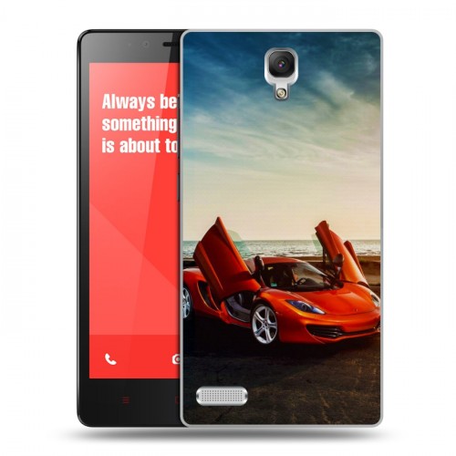 Дизайнерский силиконовый чехол для Xiaomi RedMi Note McLaren