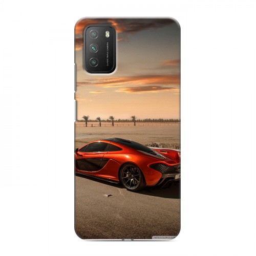 Дизайнерский пластиковый чехол для Xiaomi Poco M3 McLaren