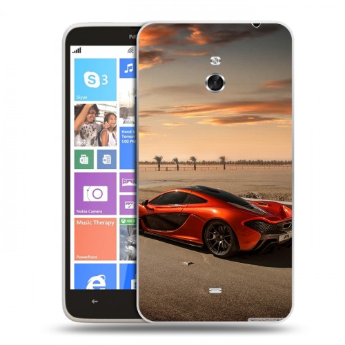 Дизайнерский пластиковый чехол для Nokia Lumia 1320 McLaren