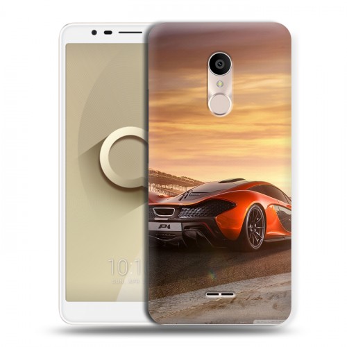 Дизайнерский пластиковый чехол для Alcatel 3C McLaren