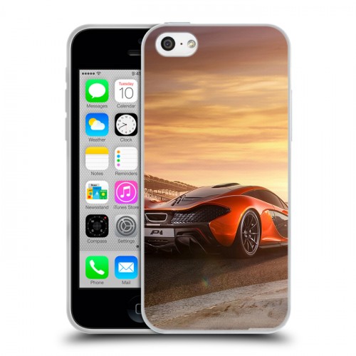 Дизайнерский пластиковый чехол для Iphone 5c McLaren