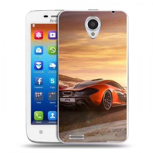 Дизайнерский пластиковый чехол для Lenovo S650 Ideaphone McLaren