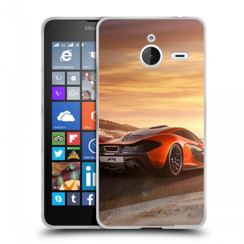 Дизайнерский пластиковый чехол для Microsoft Lumia 640 XL McLaren