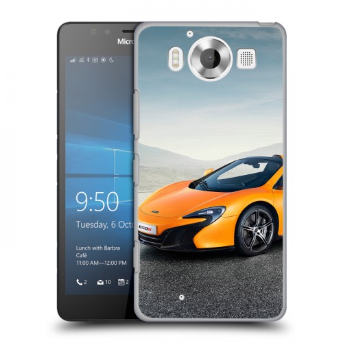 Дизайнерский пластиковый чехол для Microsoft Lumia 950 McLaren