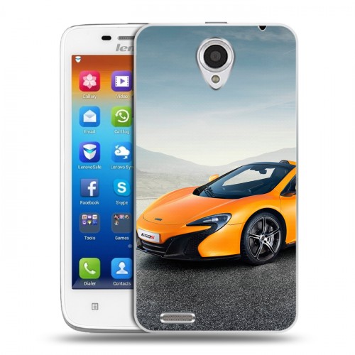 Дизайнерский пластиковый чехол для Lenovo S650 Ideaphone McLaren