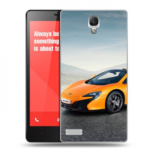 Дизайнерский силиконовый чехол для Xiaomi RedMi Note McLaren