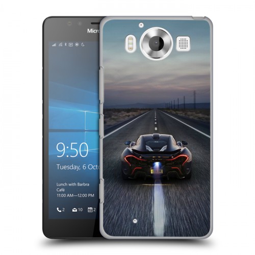 Дизайнерский пластиковый чехол для Microsoft Lumia 950 McLaren