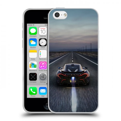 Дизайнерский пластиковый чехол для Iphone 5c McLaren