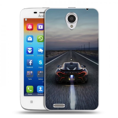 Дизайнерский пластиковый чехол для Lenovo S650 Ideaphone McLaren