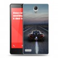 Дизайнерский силиконовый чехол для Xiaomi RedMi Note McLaren