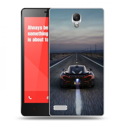 Дизайнерский силиконовый чехол для Xiaomi RedMi Note McLaren