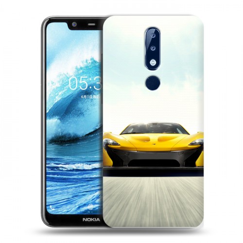 Дизайнерский пластиковый чехол для Nokia 5.1 Plus McLaren