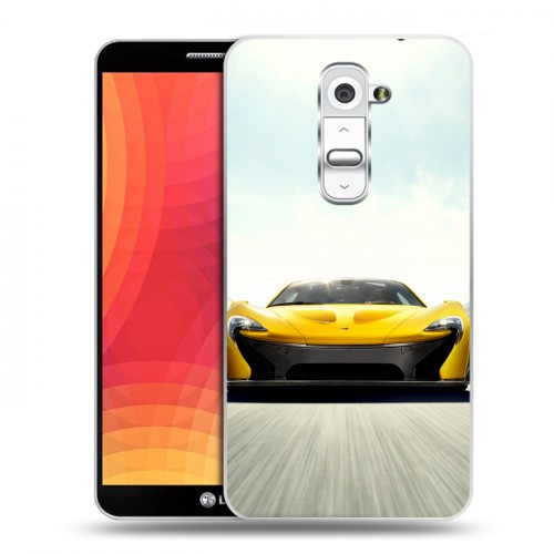 Дизайнерский пластиковый чехол для LG Optimus G2 McLaren