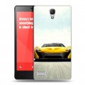 Дизайнерский силиконовый чехол для Xiaomi RedMi Note McLaren