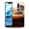 Дизайнерский пластиковый чехол для Nokia 5.1 Plus McLaren