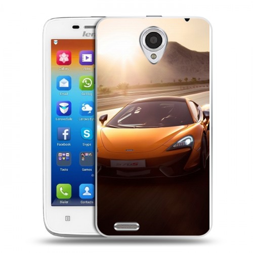 Дизайнерский пластиковый чехол для Lenovo S650 Ideaphone McLaren