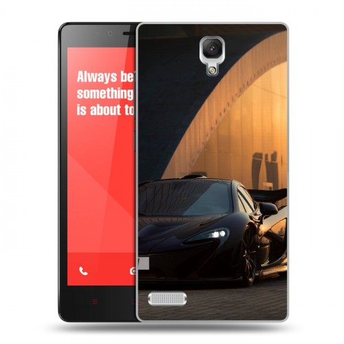 Дизайнерский силиконовый чехол для Xiaomi RedMi Note McLaren