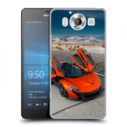 Дизайнерский пластиковый чехол для Microsoft Lumia 950 McLaren